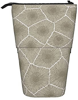 Teleskop-Federmäppchen Petoskey Stein Baumwolle Puppet Stehend Federmäppchen Kosmetiktasche Make-up Tasche Federmäppchen