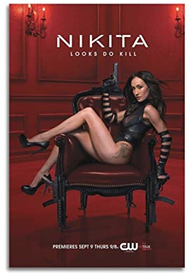VZRSQZK Schauspieler Maggie Q Poster, dekoratives Gemälde, Leinwand, Wandposter und Kunstdruck, modernes Familienschlafzimmer-Dekor-Poster, 20 x 30 cm