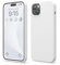 elago Liquid Silicone Case Compatible with iPhone 15 Plus Case, Premium Silicone, Full Body Protective Cover [4 Layer Shockproof Structure], Anti-Scratch Soft Microfiber Lining (White)
