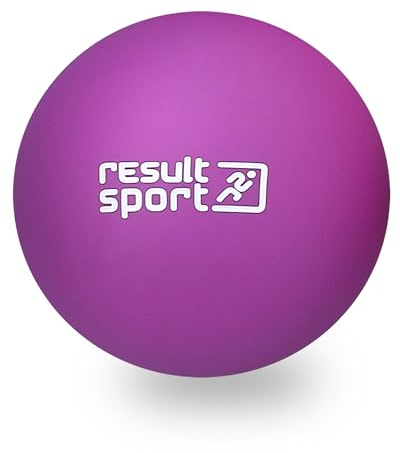 ResultSport Balle de Massage Lacrosse Haute Densité pour Relâchement Myofascial Profond, Récupération de la Fasciite Plantaire et Thérapie des Points de Déclenchement Musculaires