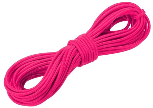 DMiotech 1/8(3mm) 33ft(10m) Cordino Elastico Per Gioielli | Per Cordino Allungabile Rosso Rosa Per Braccialetti Perline Cordino Da Campeggio Legatura
