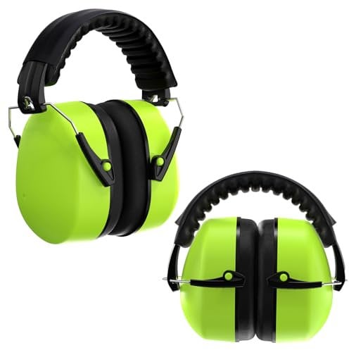 FISHOAKY 2 Pezzi Cuffie Antirumore per Lavoro, SNR 32 dB Cuffie Antirumore Regolabili, NRR 23dB Cuffie da Tiro Elettronico, Cuffie Antirumore per Ambito Lavorativo per il lavoro e la vita quotidiana