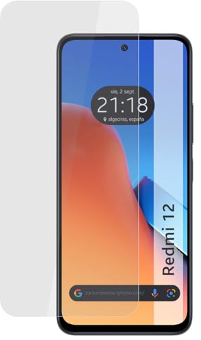 Tumundosmartphone Protector Cristal Templado para Xiaomi Redmi 12 Vidrio