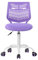 FurnitureR Ergonomic Office Chair for Home, 360° Swivel and Adjustable Kids Desk Chair, Girls Desk Chairs for Bedroom, Backrest, Home Office, Purple
