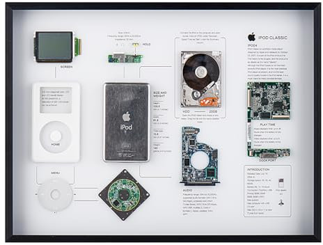 Gerahmte Kunst (einschließlich Maschine) iPod Classic 1 Generation Kunst-Sammlerstücke iPod Classic Gerahmte Kunstmalerei Fertigprodukt