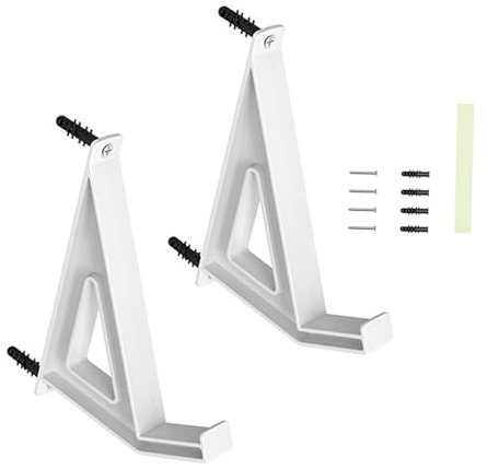 SUMMITDRAGON Small Wall Dock Keyboard Stand Holder For Electronic Devices Supports Up To 1kg With Adhesive 2kg With Screws