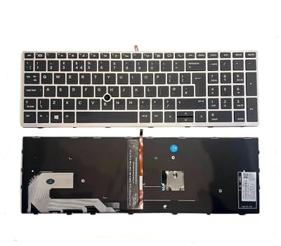 FOR HP EliteBook 850 G5 755 G5 850 G6 L14366-031 UK Keyboard With Pointer + Backlit