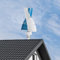 ahxyd - 500W Windräder,12V Vertikale Windturbine mit 2-Blätter + MPPT Controller Helix Magnetic Levitation Axis Vertikaler Windturbinengenerator für Haus und Industrielle Energieversorgung (12V)