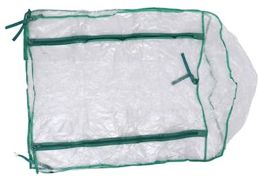 Happyyami Pflanzenschutzabdeckung Gewächshaus 1 Stück PVC Grün für Garten