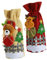 PRETYZOOM 1 Satz Weinflaschenabdeckung Flaschenverpackung Weihnachten Flaschenüberzug Weihnachten Flaschenhüllen Reiseflaschenhüllen Weihnachtsflaschenhülle Leinen- 2 Stück