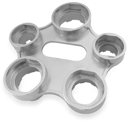 Devantia Luftsprudler Montageschlüssel Universal Strahlregler Perlator Schlüssel – 10 Größen Wasserhahn Belüfter Werkzeug für M16/M18/M20/M22/M24/M28 – Wasserhahn Sieb Serviceschlüssel