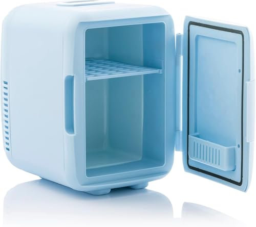 generico Mini frigorifero per cosmetici freschi, mantiene i cosmetici freschi e pronti all'uso, design compatto e leggero, ideale per il bagno e il tavolo da trucco.