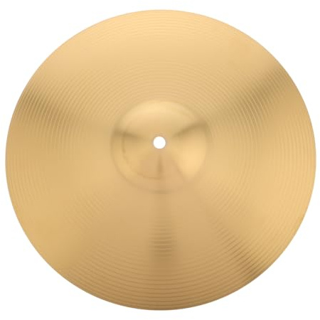 Toyvian Schlagzeug Becken für Crash Ride Splash Hi-hat Hardware Klarer Brillanter Klang Vielseitig Einsetzbar zum Üben