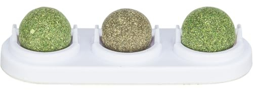 Catnip Play Balls with Holder by TRIXIE