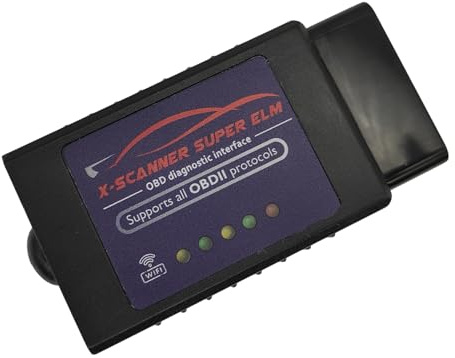 AMHTDOL ELM327 WiFi OBD2 Adapter V1.5 OBD Diagnostic Tool,OBDII Code Reader | Compatible with iOS and Android,ELM 327 WiFi Wireless OBD 2 Scanner,OBDii Diagnostic Tools Device&Reader Car for Error Codes