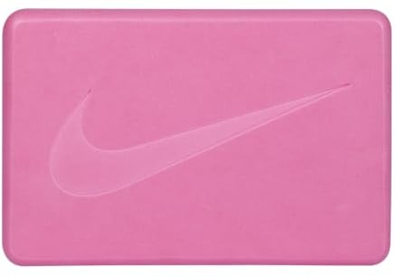 Nike Yoga Block Yogablock Fitness Yoga Zubehör Unterstützung Balance Training, Peony/Pink Foam, 7,6 x 15,2 x 22,9 cm