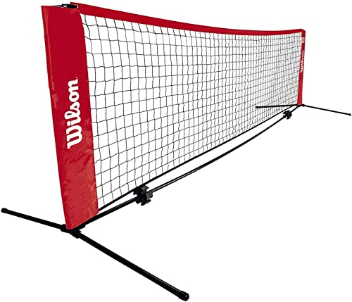 Wilson Tennisnetz EZ Einheitsgröße schwarz/rot