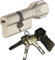 ABUS EC550 Profil-Knaufzylinder Länge Z30/K65mm mit 8 Schlüssel