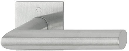 HOPPE 3747097 Drücker Stockholm mit Drückerrosette, Edelstahl