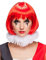 Orlob NEU Halskrause Barock oder Clown, Polyester, WIG, Perücke, Hals