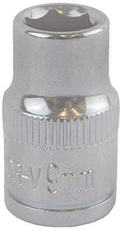 9mm 3/8 Drive Shallow Metric Socket Single Hex / 6 Sided Bergen