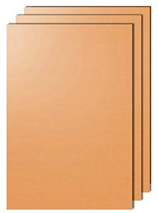 WiTa-Store Back Matte 33 x 40 cm riutilizzabili in Carta da Forno Resistente al Calore di Alta qualità con Rivestimento Antiaderente 3er Pack