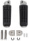 XMT-MOTOR Repose-pieds Moto Passager Arrière Pédales Pied Peg footrest pour Yamaha FJR1300 FZ1 FZ6 FZ6R FZ400 XJR400 XJR1200 XJR1300 XJ6