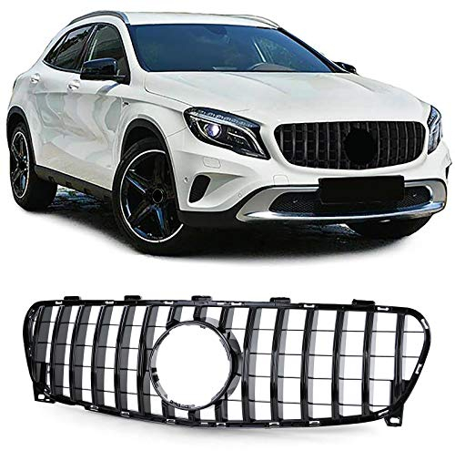 Sport Kühlergrill Schwarz Glanz für Mercedes GLA X156 Facelift 2017-2020