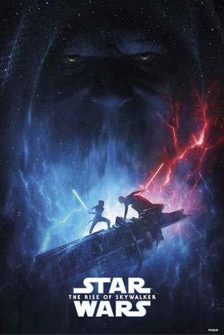empireposter Star Wars - Episode IX - One Sheet - Poster Plakat Größe 61x91,5cm + 2 St Posterleisten Alu 63 cm