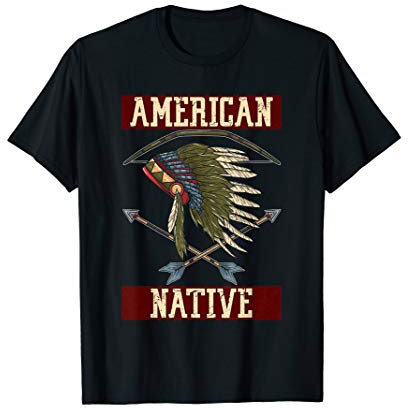 American Native Federschmuck Indianer Schmuck Naturvölker T-Shirt