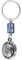 FC Schalke 04 Schlüsselanhänger - Retro Ball - Anhänger, Keychain S04 - Plus Lesezeichen I Love Gelsenkirchen