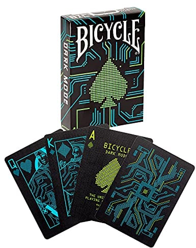 Bicycle Creatives Spielkarten - Dark Mode Kartenspiel Mit Hochwertigem Design für Sammler und Fans - Modernes Kartendeck als Geschenkidee