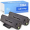 MYCARTRIDGE 106A W1106A Toner Ersatz für HP 106A Toner Kompatibel für HP Laser MFP 135wg Toner für HP Laser 107a 107w 107r MFP 137fnw 137fwg 135a 135w 135r 135wg (2 Schwarz, mit Chip)