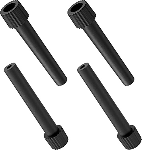 DiCUNO Light Lamp Turn On/Off Switch Knobs Replacement, Black, 50mm, 4-Pack