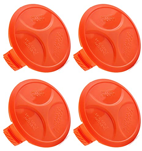 Lot de 4 couvercles de Bobine de débroussailleuse pour débroussailleuse pour Black & Decker STC1820PC STC1840 ST5530 STC1815
