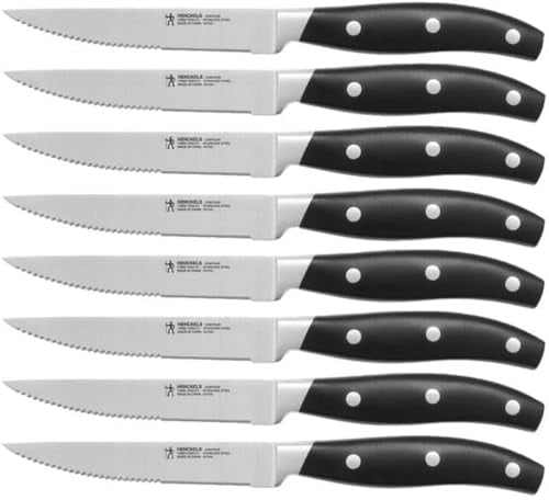 Henckels International Contour Steak Knife Set 8 PC, Black