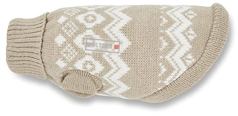 Wolters Norweger Pullover, Größe:35 cm, Farbe:Taupe/Weiss