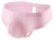 Faringoto Herren-Unterhose aus Eisseide, T-Hose, einfarbig, atmungsaktiv, G-String-Hose, rose, M