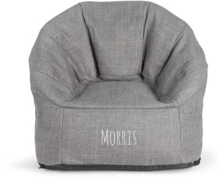 your surprise Grauer Kindersitzsack mit Namen besticken (Grauer)