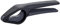 FACKELMANN Statement Nussknacker aus Aluminium – Stylischer Nußknacker passend für fast alle Nüsse – Geeignet für Walnüsse, Haselnüsse & Co. – ca. 31 x 6 x 3 cm, Schwarz/Grau