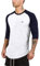 Herren Contrast 3/4 Sleeve Raglan Regular Fit Baseball T-Shirt Herren Raglan Contrast Ls T-Shirt