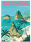 JUNOMI® Indonesien Poster DIN A2 | Wohnzimmer Deko, Modernes Wandbild, Bali Poster, Reiseposter, Bali Wandbild | Ohne Rahmen