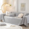 Daesar Couch Überzug Ecksofa 180x150CM, Bezug Sofa 1 Sitzer Grau Couchbezug Katzenschutz Universal Sofabezug Chenille