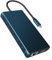 Tymyp USB C Hub, 12 in 1USB C Docking Station Triple Display 4K DP/2*HDMI, Mac Pro/Air USB C Adapter (5Gbit/s USB A/C 3.0,1g Ethernet, PD 100W, SD/TF, 3,5 mm MIC) für Dell, HP, Lenovo