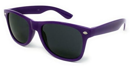 Adults Classic Sunglasses with UV400 Protection - Unisex (Purple)
