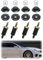4 Set Fixations Support Couvre Moteur 2.0 HDI pour Citroen Berlingo C4 C5 Xantia Xsara 206 306 307 406 607 806 Expert Peu-geot 0137F6 13711 Clips Boulons Noir