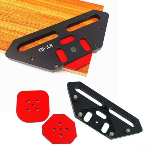 Radius Jig Router Templates, Aluminum Alloy Router Template Table Corner Jig R15 R20 R30 Woodworking Chamfer Panel Radius
