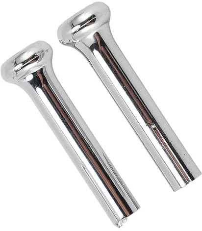 Car Chrome Door Lock Knobs, 2pcs IN6728Z Replacement Inner Door Lock Knobs Pull Pins ABS Door Lock Knob for Vehicle