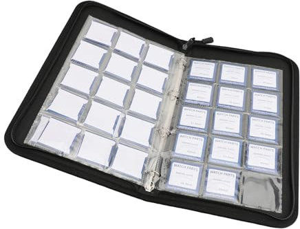 Verre de Montre Rond Transparent à Double Dôme, Lentille en de Verre Minéral, 59 Tailles Différentes pour Horloger, Offre un Look Plus Fin et Compact, Haute Transparence, Facile