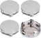 MLLAS 4 Stück Auto Radnabenkappen für BMW 1er Hatchback E87 E81 F20 F21 F40 F70,Universal Nabendeckel Staubdicht Wasserdicht Radnabenabdeckung Zubehör,Silver-68mm